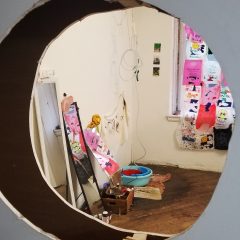Lane Speidel, Installation view, "Don't Miss Me," Vox Populi, 2018.
