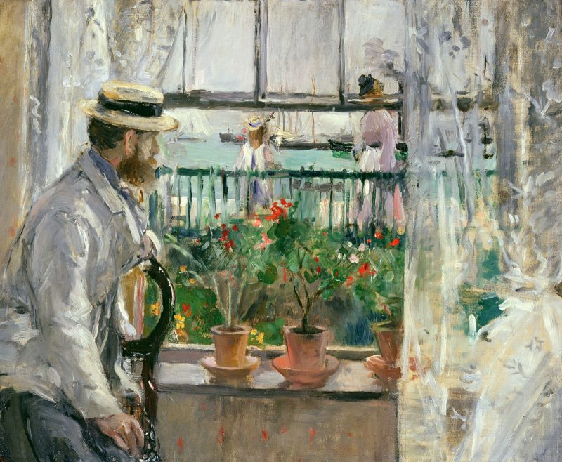 Berthe Morisot. In England (Eugène Manet on the Isle of Wight), 1875. Oil on canvas. Musée Marmottan Monet, Denis and Annie Rouart Foundation. Photo by Erich Lessing / Art Resource, NY.