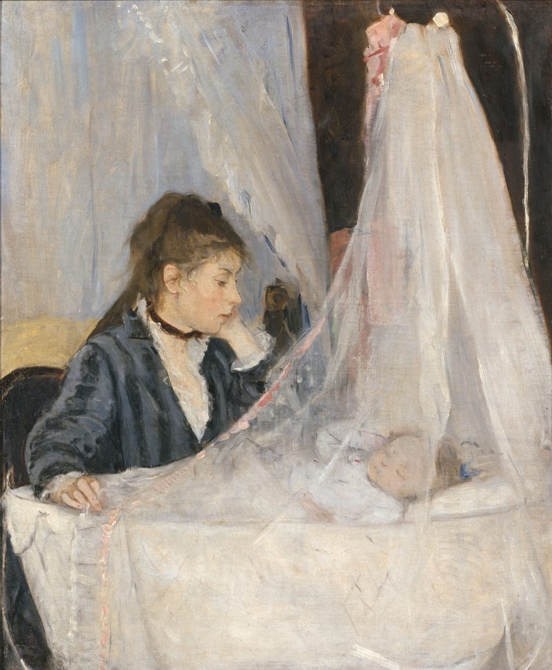 Berthe Morisot. The Cradle, 1872. Oil on canvas. Musée d’Orsay, Paris, RF 2849. © Musée d’Orsay, Dist. RMN-Grand Palais / Patrice Schmidt.