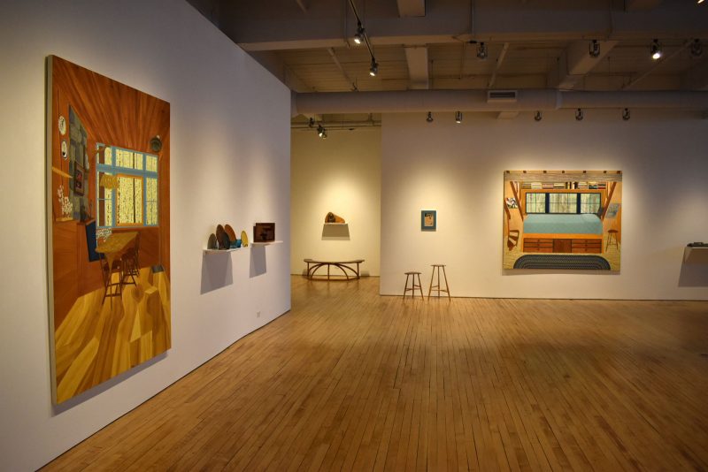 Installation view. "Becky Suss/Wharton Esherick" at Fleisher/Ollman. Photo courtesy of Mandy Palasik.