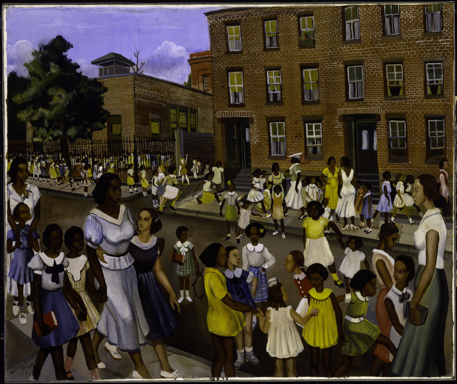 Allan Rohan Crite (1910–2007) School’s Out, 1936 Oil on canvas, 30 x 36 1/8 in. Smithsonian American Art Museum, Washington, DC, transfer from General Services Administration