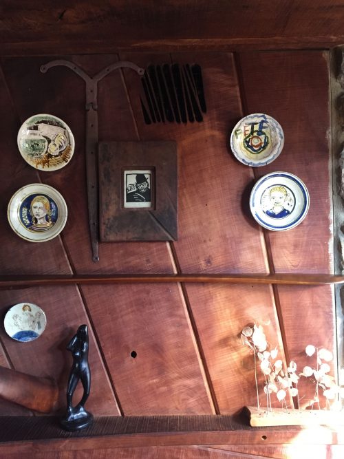 Family plates, Wharton Esherick Museum. Photo courtesy of Mandy Palasik.