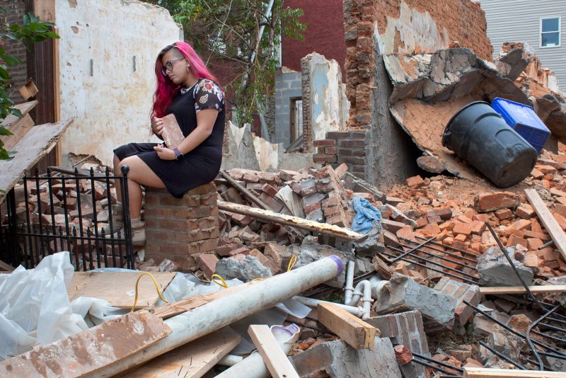 Demolished, by Muffy Ashley Torres. Photo Courtesy of Philadelphia Photo Center.