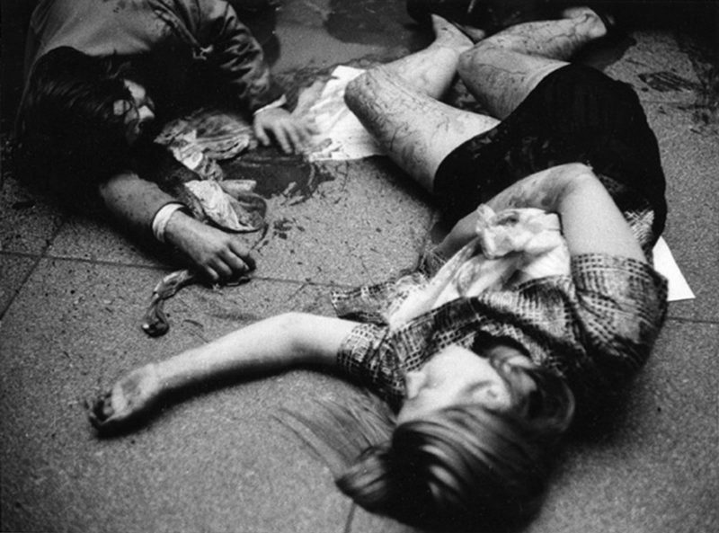 From the GAAG performance "Blood Bath" at MoMa. 1969