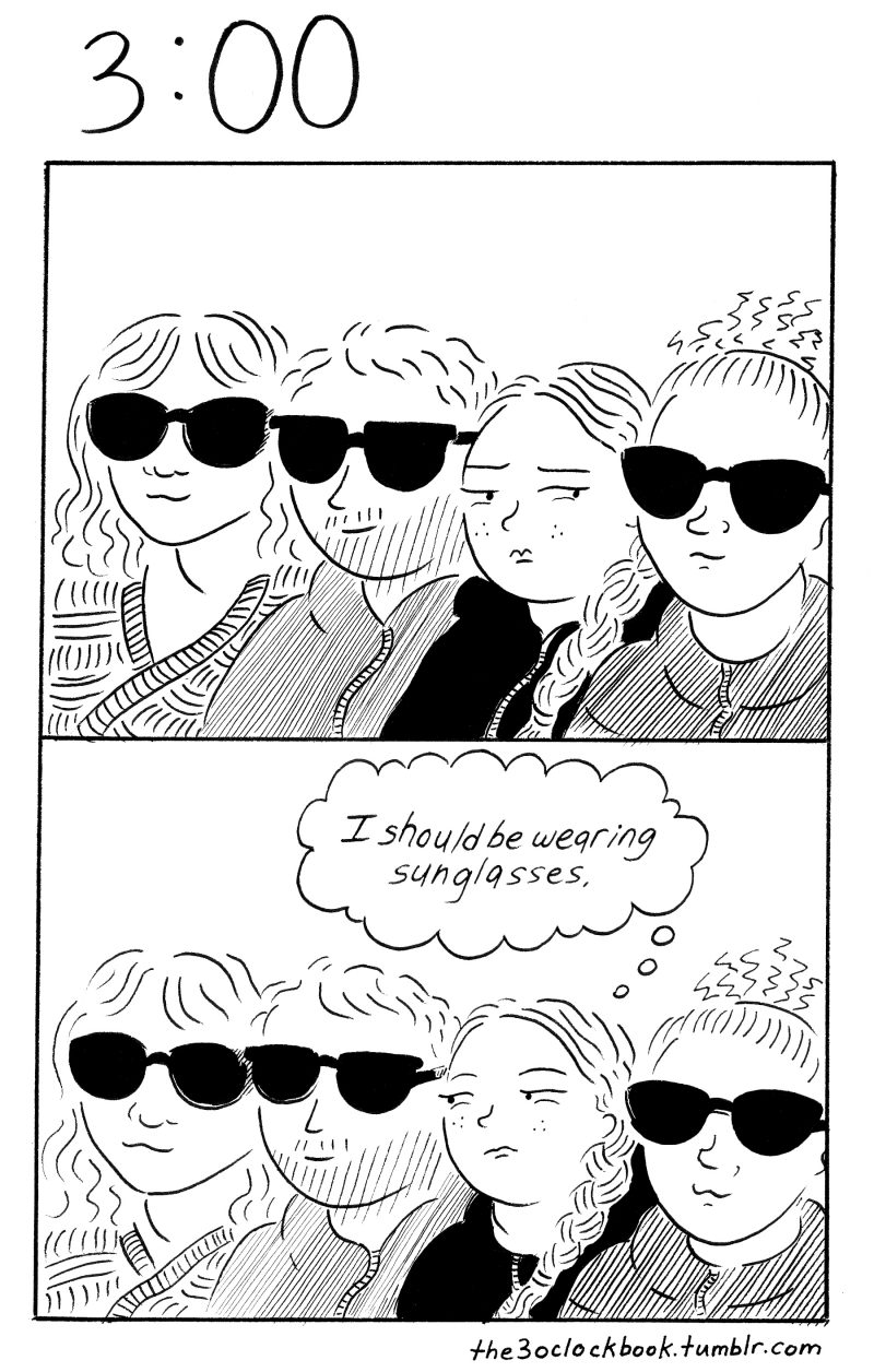 Beth Heinly comic, The 3:00 Book