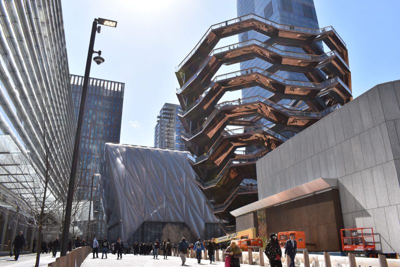 View of Hudson Yards, New York’s shiny new epicenter. Photo by Mandy Palasik.