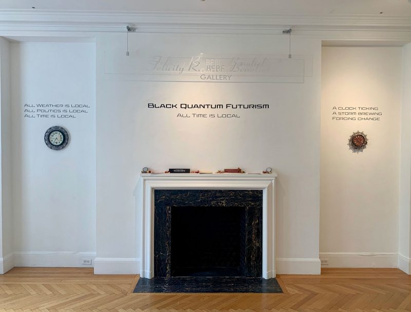 Installation shot, Black Quantum Futurism: All Time is Local. Photo courtesy Center for Emerging Visual Artists.