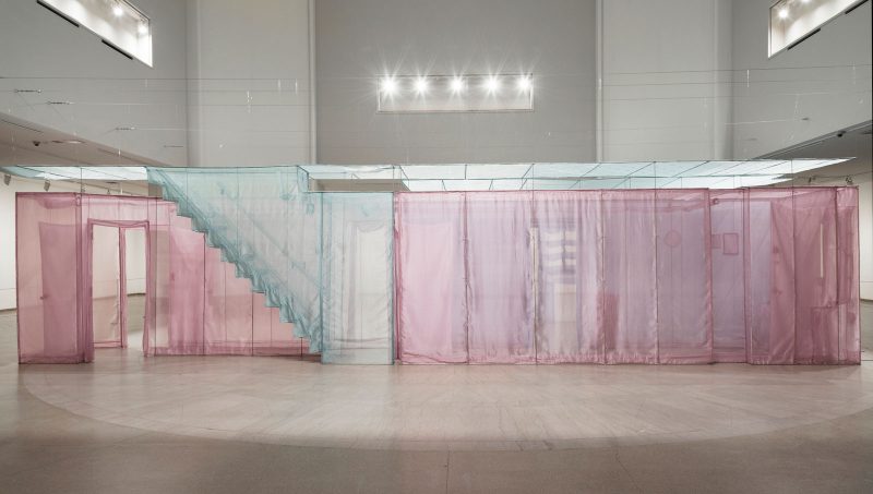 Do Ho Suh, The Perfect Home II, 2003, Translucent Nylon; Courtesy Brooklyn Museum.
