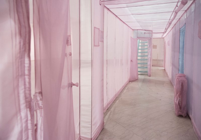 Do Ho Suh, The Perfect Home II (detail), 2003, Translucent Nylon; Courtesy Brooklyn Museum.