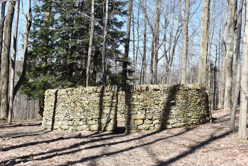 Sculpture by Andy Goldsworthy entitled "Room," 1992. Photo by Mandy Palasik.