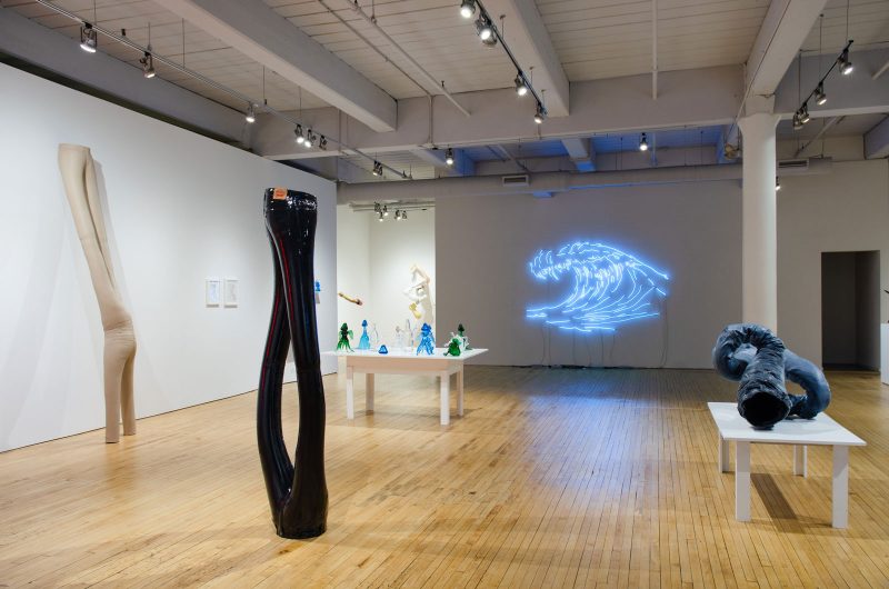 Installation view, "Tiny Bangs" by Tristin Lowe at Fleisher-Ollman.