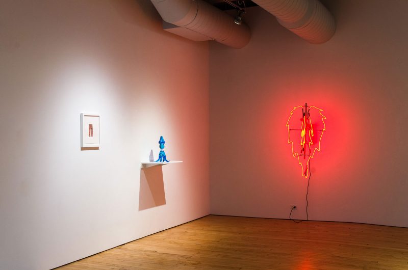 Installation view, "Tiny Bangs" by Tristin Lowe at Fleisher-Ollman.
