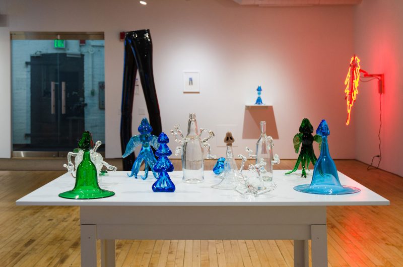 Installation view, "Tiny Bangs" by Tristin Lowe at Fleisher-Ollman.