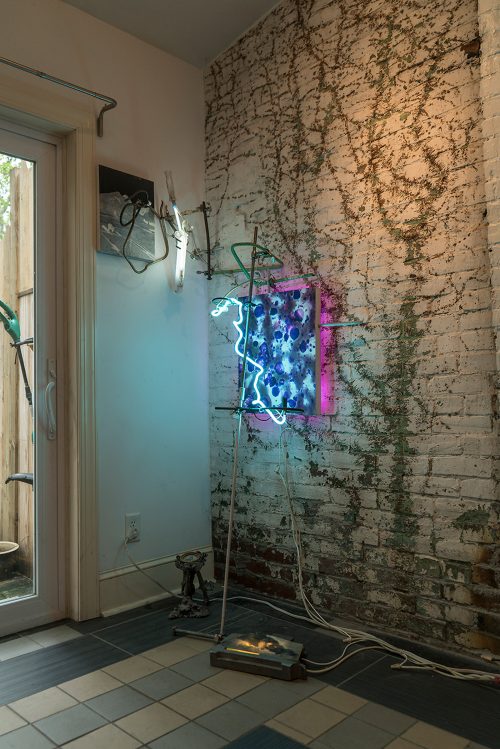 John Schlesinger, Untitled Installation, Site Unseen, 2019. Photo courtesy Miles Orvell.