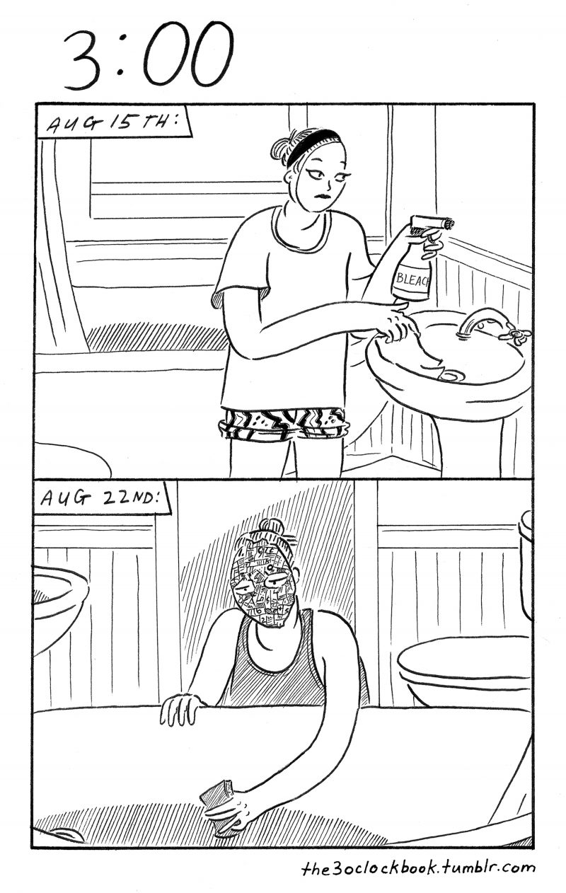 Beth Heinly's comic, The 3:00 Book