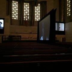 Elissa Blount Moorhead & Bradford Young, Back and Song, Film Installation. Installation view courtesy Natalie Sandstrom.