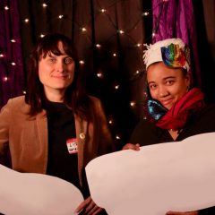 Liza Goodell (left) and Jennifer Turnbull (right) of Spiral Q. Photo courtesy the artists.