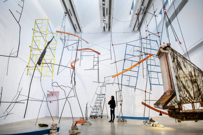  Michelle Lopez: Ballast & Barricades, September 13, 2019 – May 10, 2020, installation view, Institute of Contemporary Art, University of Pennsylvania. Photo: Eric Sucar.