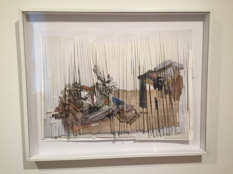 Michelle Marcuse, "Permanence, Recurrence" 2019. Drawing, assemblage, paper. From Michelle Marcuse: Holding Absence, List Gallery, Swarthmore College. Courtesy Natalie Sandstrom.