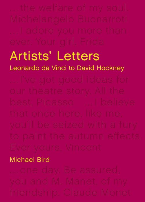 Book cover, "Artists' Letters...."