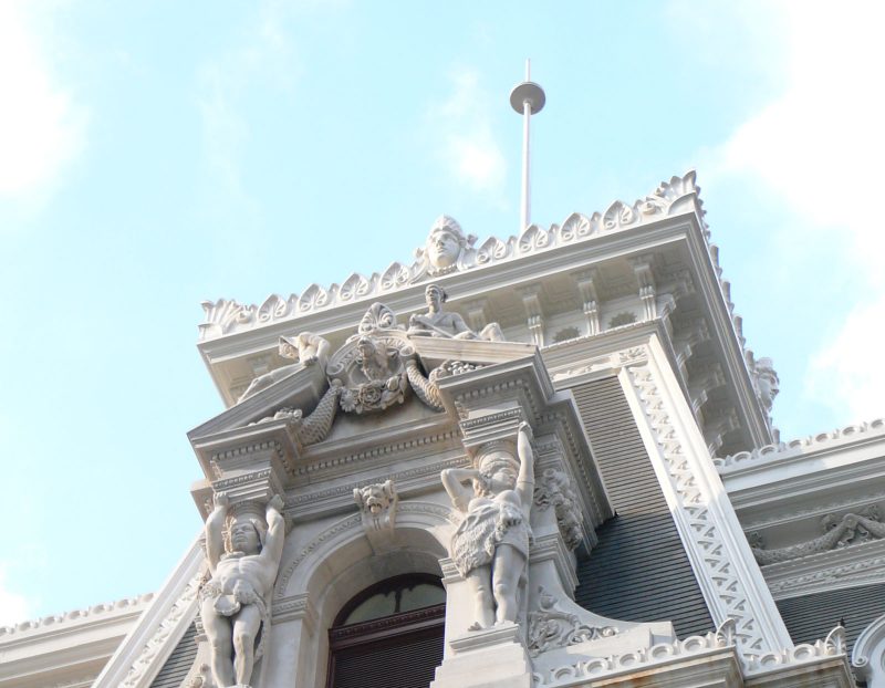 Detail of City Hall in Philadephia.
