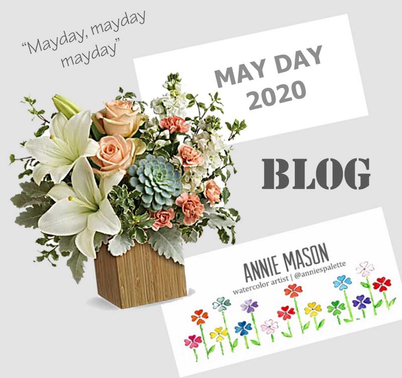 Photo collage of flowers and text boxes on a gray background.