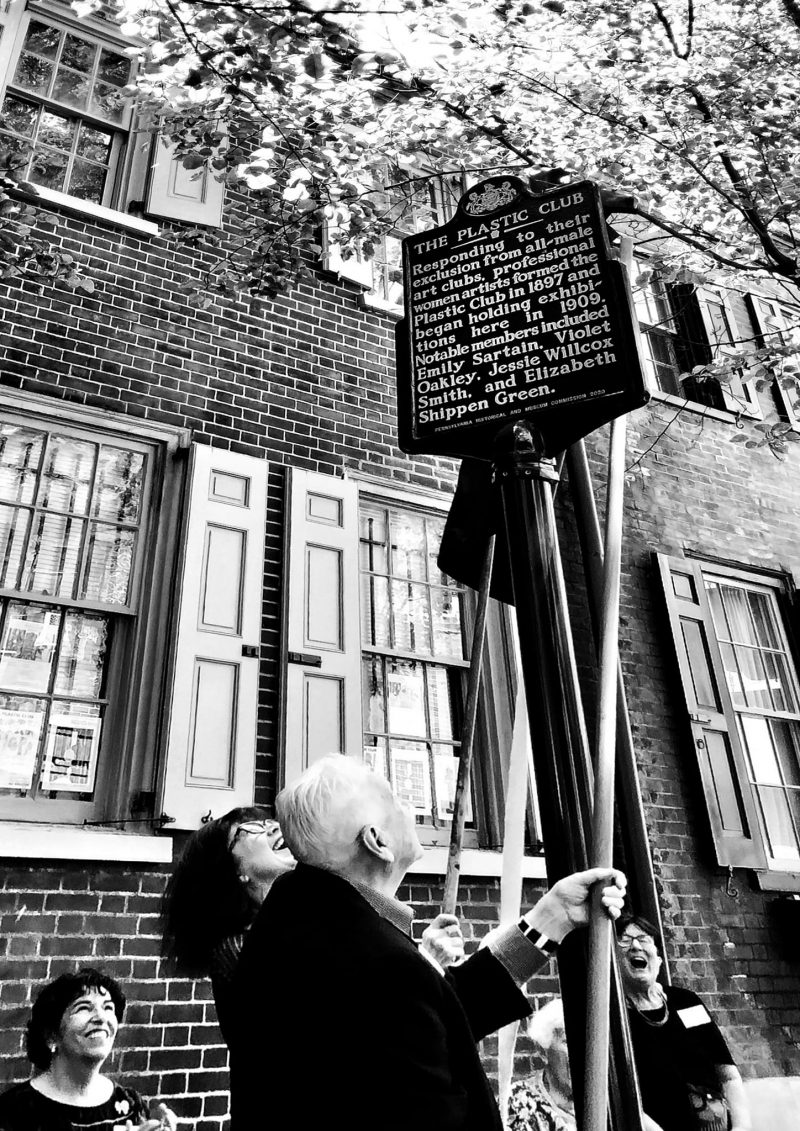 The Plastic Club, the third oldest art club in the United States, got a historical marker in 2022.
