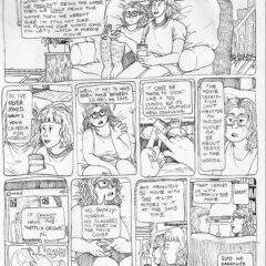 In a 9-panel comic from the Socialist Grocery series by Oli Knowles, Maggie, Sebastian's partner exasperates, "Wow. What a week. We Couldn't drink the water, then we could drink the water, then we weren't sure. I'm still not sure. No fucking clue what's going on. Let's watch a horror movie." While sitting on a couch next to a gaming Sebastian. The middle left panel focuses on Maggie's face, calmly they ask, "So, I've never asked. What's your criteria for horror?" Sebastian in the center middle panel responds with hand gestures and says, "Well, it has to be made between 20 1980 and 2015." On the center-middle right panel Sebastian points one index finger to another saying, "It can't be "made to look" like a 70's classic but it's actually relatively new. Confusing." The far middle right panel shows a close up of Sebastian as they say, "The movie description can't mention 'ancient curse' or be about teens in the woods." The bottom left most panel shows Maggie's Netflix home page with Sebastian's finger pointing and them saying, "It cannot have the "Netflix Original" N." The bottom center left panel has Sebastian sitting on the couch continuing their list, "No fantasy-horror, no slashers, no trees on the movie cover." In the bottom center right panel Sebastian continues on pictured in a profile view alongside Maggie, impassioned they say, "And absolutely no movie with two A-list actors in it at the same time." In the bottom right most panel a view from behind the couch shows Maggie desperately saying, "That leaves us with literally one movie." Sebastian excitingly says, "Great! Glad we narrowed it down."