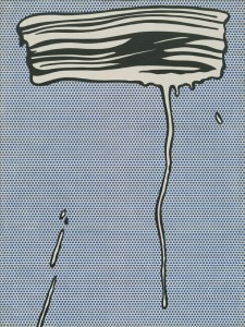 Roy Lichtenstein White Brushstroke II (1965) Meyerhoff Collection, NGA