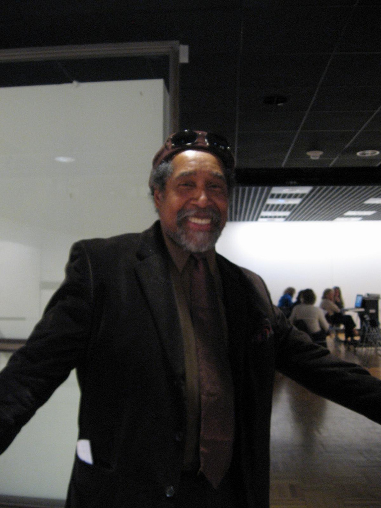 3367879225_722dfd6e62_b Barkley Hendricks at Penn before the talk.