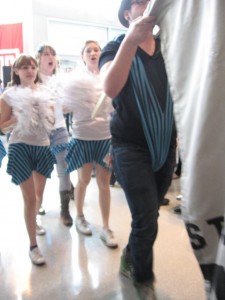 3385851937_efd188c66c_b The parade gear was color coded. We decided this group was the drum corps.