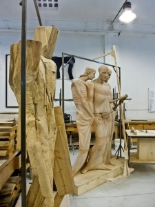 Sculpture studio of the Palermo Academy of Fine Art, at the Cantieri Culturale