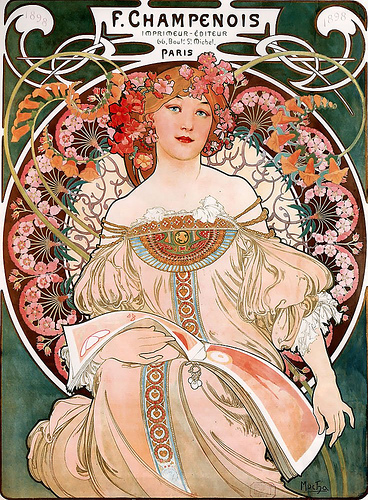 Poster by Alfons Mucha