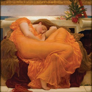 Frederick Leighton 'Flaming June' (1895) Museo de Arte, Ponce, Puerto Rico