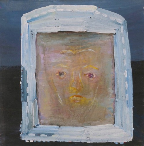 9. Sarah Gamble Lil magic mirror oil on canvas 12 x 12 inches 20131 723x732