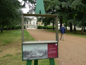  A frame on the grounds establishes a viewing spot for Chiswick House