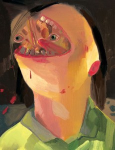 Dana-Schutz-FaceEater Dana Schutz FaceEater