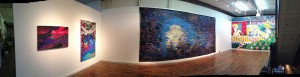 IMAGE 1- Panorama of "Beach" by Sam Friedman at Space 1026