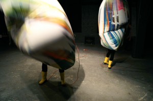 Claire Ashley/ Happy Collaborationists- Performance shot