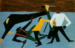 Jacob Lawrence Migration One of the largest race riots occurred