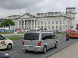 Kassel streetscape with traffic1