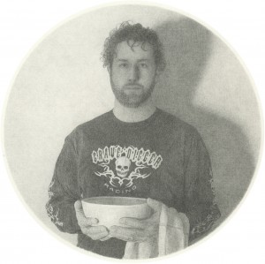 Rob Matthews, Steve, Graphite on paper, 9” X 9”, 2008