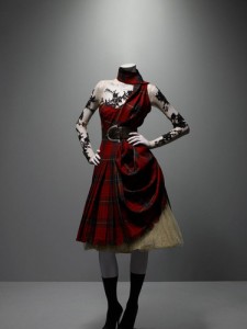 Savage Beauty - Alexander McQueen at the Met; and waiting in that long line to see it 8 McQ.1800a–e.Lplaid