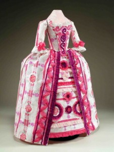 Paper dress pink