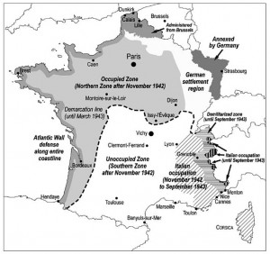 Paris Map 1942