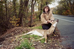 Phil Jackson, Davis with Deer, Upstate NY 2007, 2007, Chromogenic print, 30 x 40