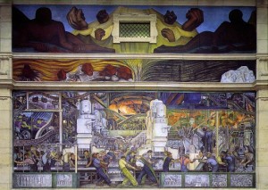 Detroit Industry, North Wall, 1932-33. Detroit Institute of Arts. Image courtesy Wikipedia