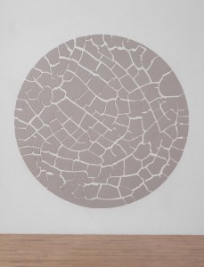 Francine Savard, Le Dépôt de peinture [Deposit of Paint], Acrylic on plywood, 2000, Collection MACM, Photo: François LeClair 