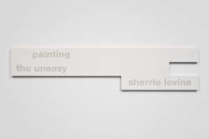 Francine Savard, Cité en épigraphe […] par Yve-Alain Bois (Quoted as an Epigraph ... by Yve-Alain Bois), Acrylic on canvas mounted on fibreboard, 2008, Collection of the artist. Photo: G. L'Heureux 