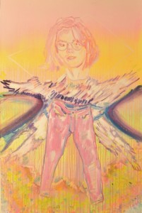 Shanna Waddell, River Phoenix, oil and acrylic on canvas, 44" x 66", 2012. Courtesy of the artist's website.